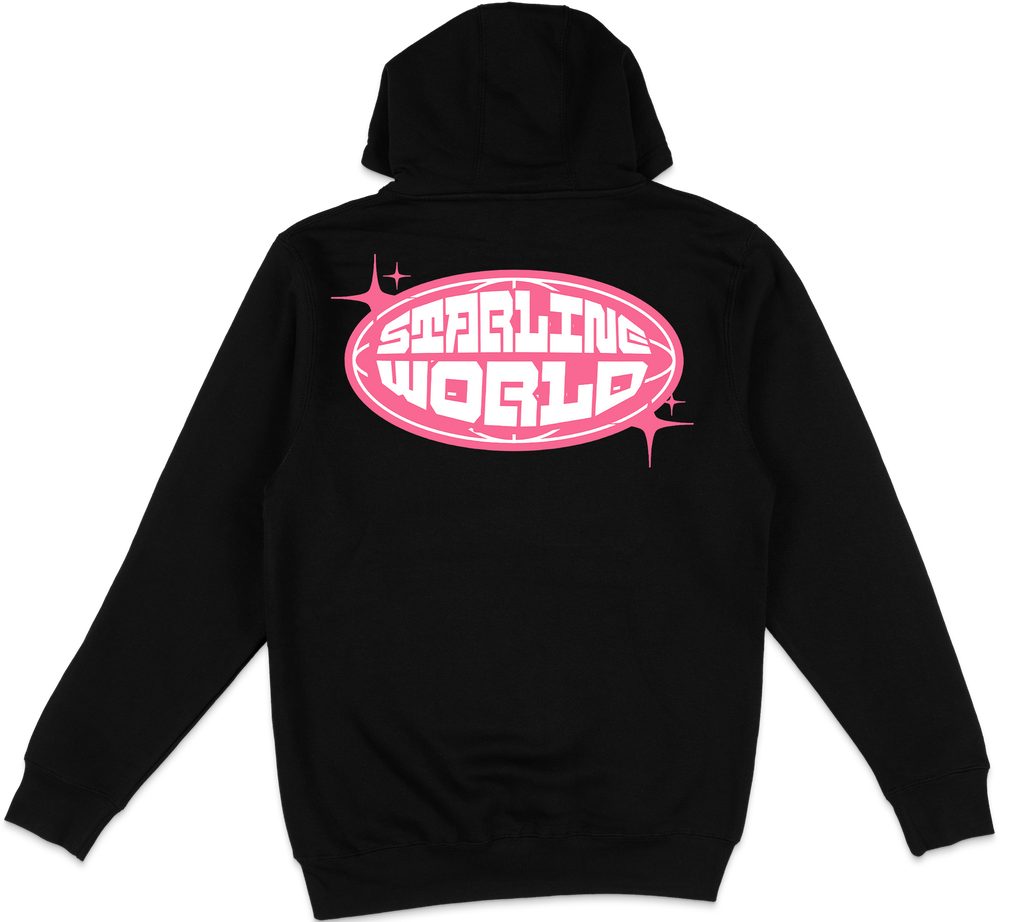 StarlineWorld (Black-Pink) Hoodie
