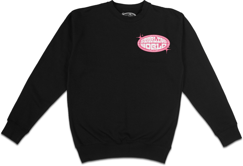 StarlineWorld (Black-Pink) CREWNECK