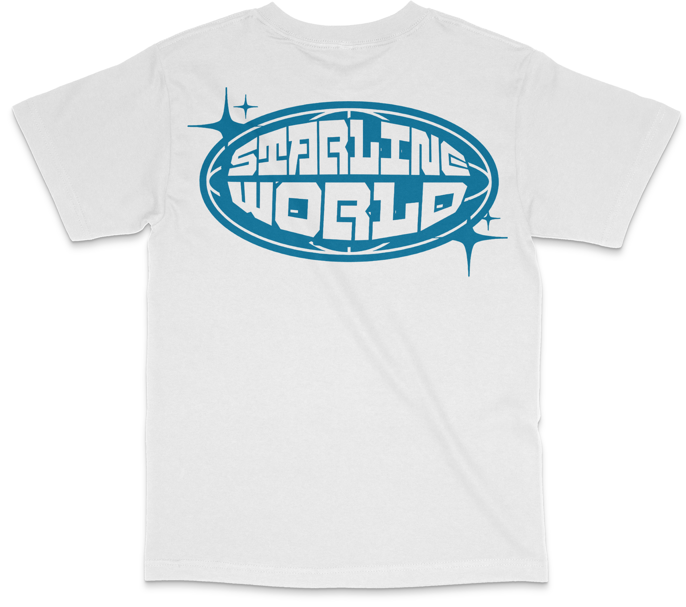 StarlineWorld (White-Blue) Tee