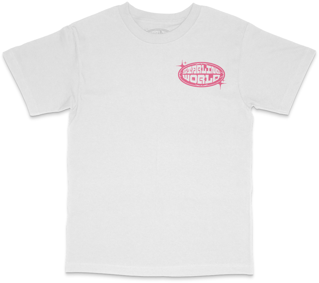 StarlineWorld (White-Pink) Tee