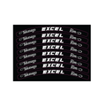 Excel Rim Stickers