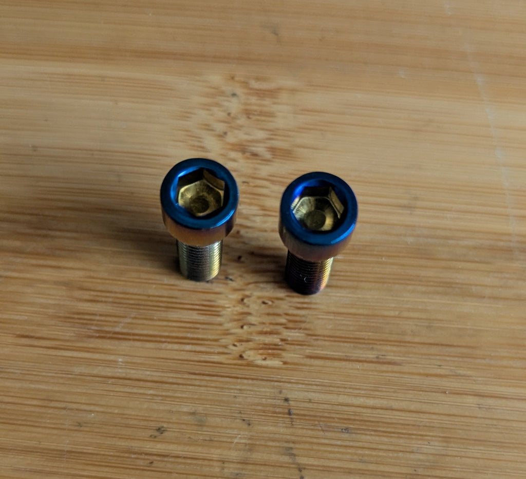 Titanium Tuttio Bar-Pad Bolts (2)
