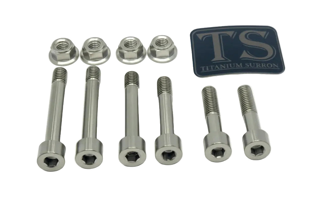 Titanium Rear Linkage Bolt Kit — Surron LBX & Segway