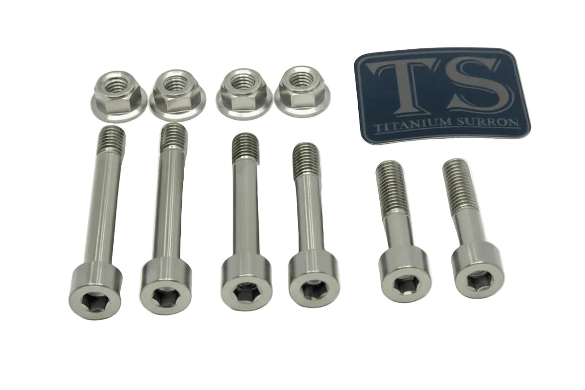Titanium Rear Linkage Bolt Kit — Surron LBX & Segway