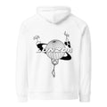 LunzoaDesigns Stick Figures White Hoodie – Fun Streetwear