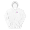 LunzoaDesigns White-Pink Hoodie – Soft Modern Style